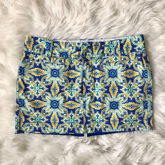 Old Navy Medallion Print Cotton Mini Skirt 8 - Picture 4 of 5